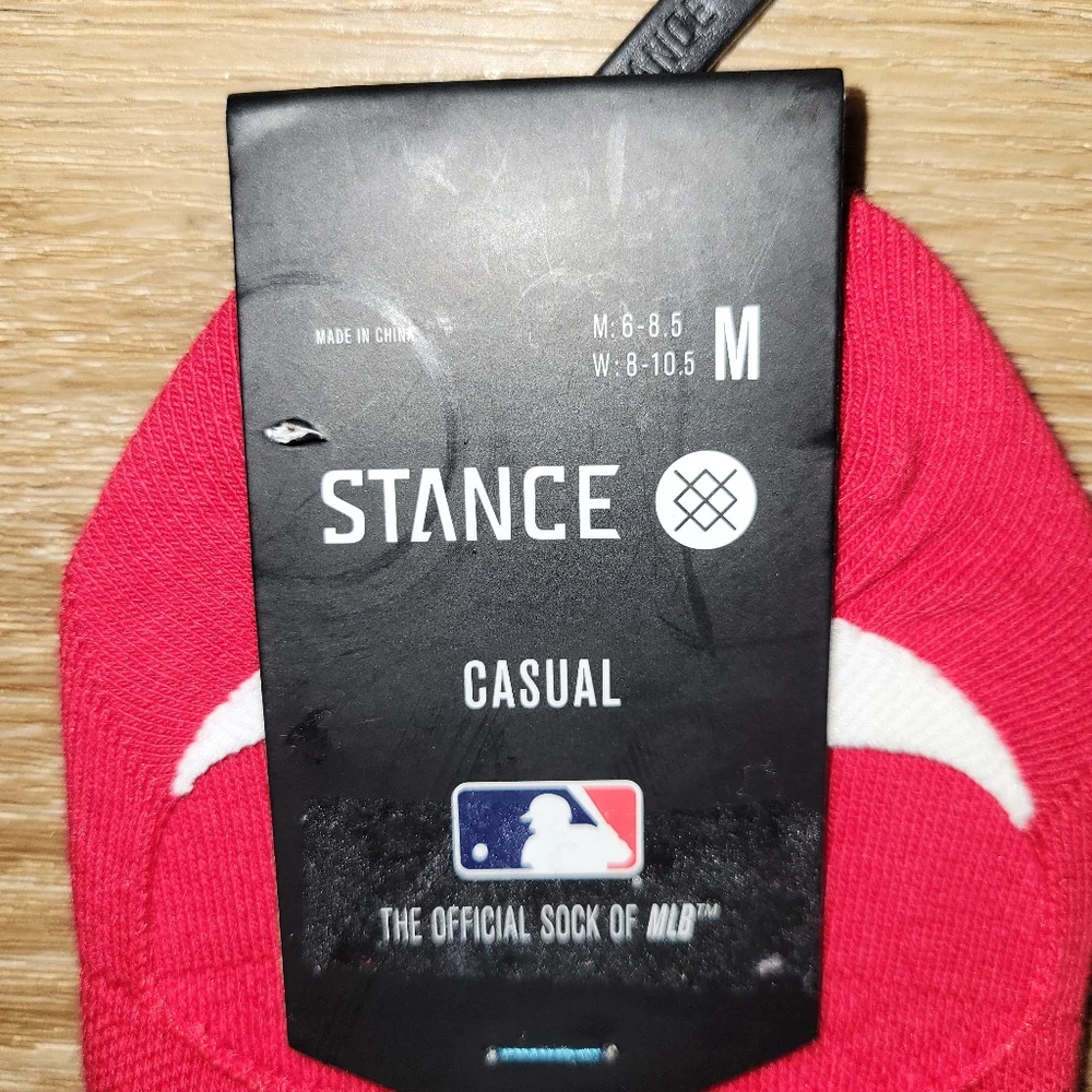 Stance Chalk No Show STL MLB Baseball Cardinals Socks Mens 6-8.5 New